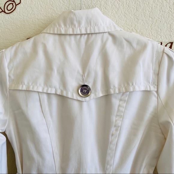 Express White Ruffle Button Up Jacket Size XS - Picture 14 of 16